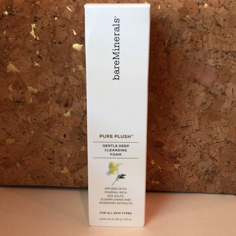 NIB Bare Minerals Pure Plush Face Cleanser
